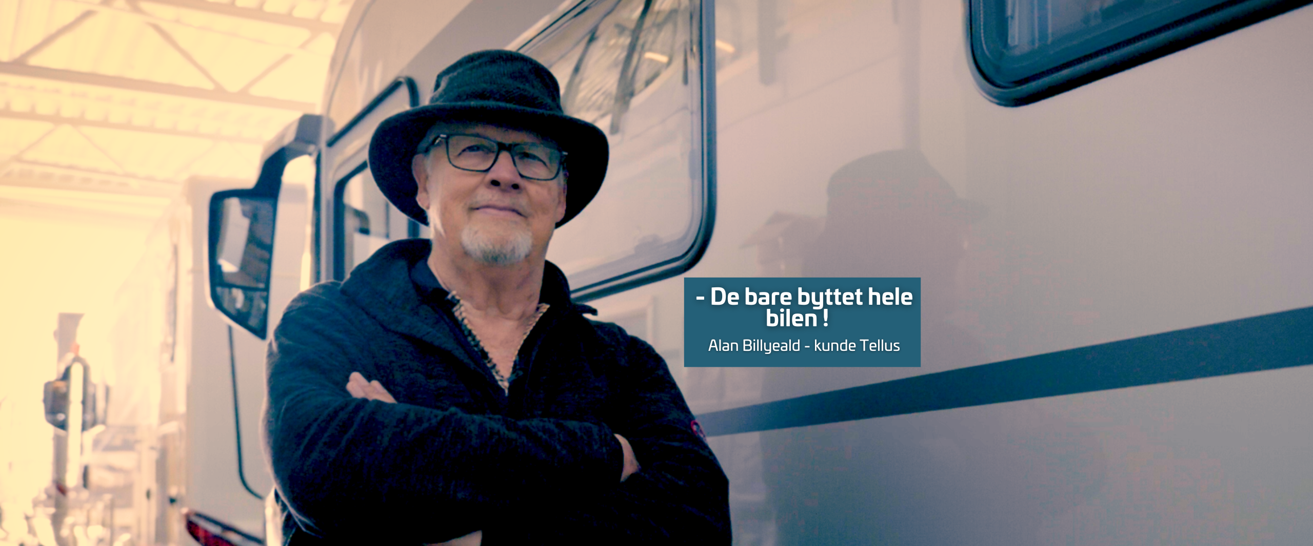 Alan fikk ny bil med garanti. Tellus tilbyr inntil 6 års garanti.